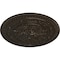 Ekena Millwork Naple Ceiling Medallion (Fits Canopies up to 3 3/8"), Hand-Painted Stone Hearth, 37 1/2"OD x 3 3/8"P CM37NASHF - alternate 2